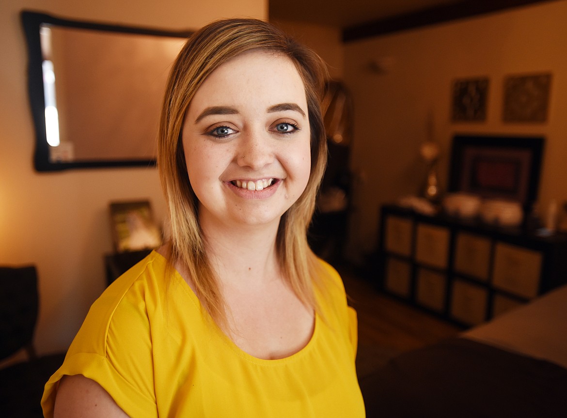 Britlee Penney at her salon La Vita e Bella in the Devonshire building in downtown Kalispell. Penney won the Best Esthetician category of the 2017 Best of the Flathead Poll.&#160;(Brenda Ahearn/Daily Inter Lake)