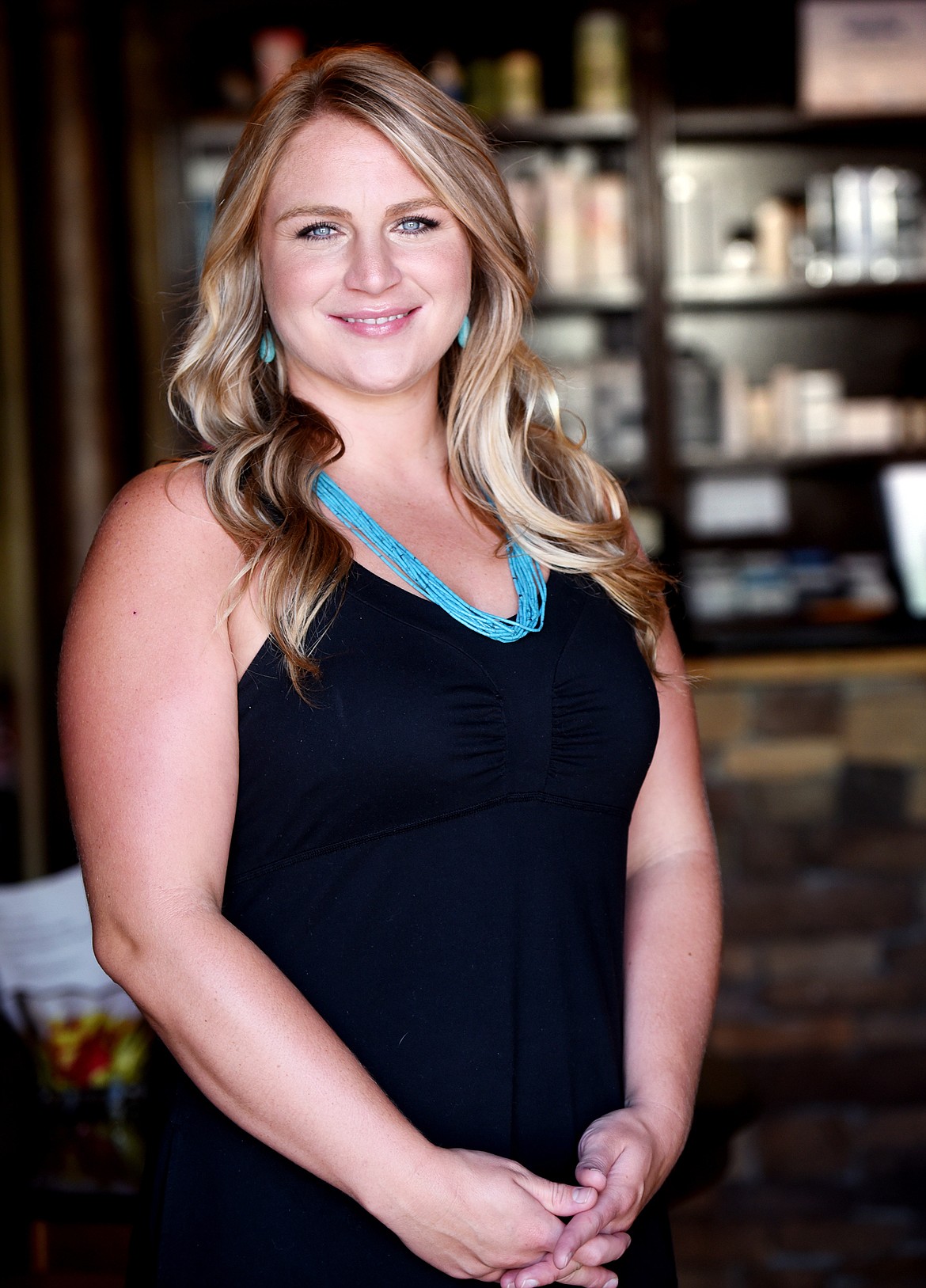 Katie Hodges at Amore Salon in Kalispell. Hodges won the category Best Massage Therapist in the 2017 Best of the Flathead Poll.(Brenda Ahearn/Daily Inter Lake)