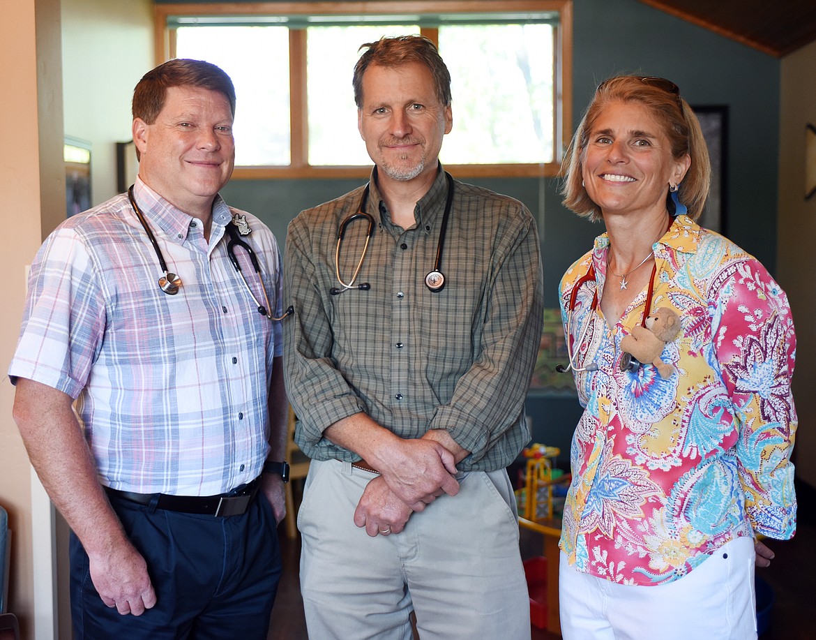 Doctors at Sunny View Pediatrics took first, second and third place in the Best Pediatrician category of the 2017 Best of the Flathead Poll. From left, Ken Graham, Mike Schwaller and Lynn Dykstra.(Brenda Ahearn/Daily Inter Lake)