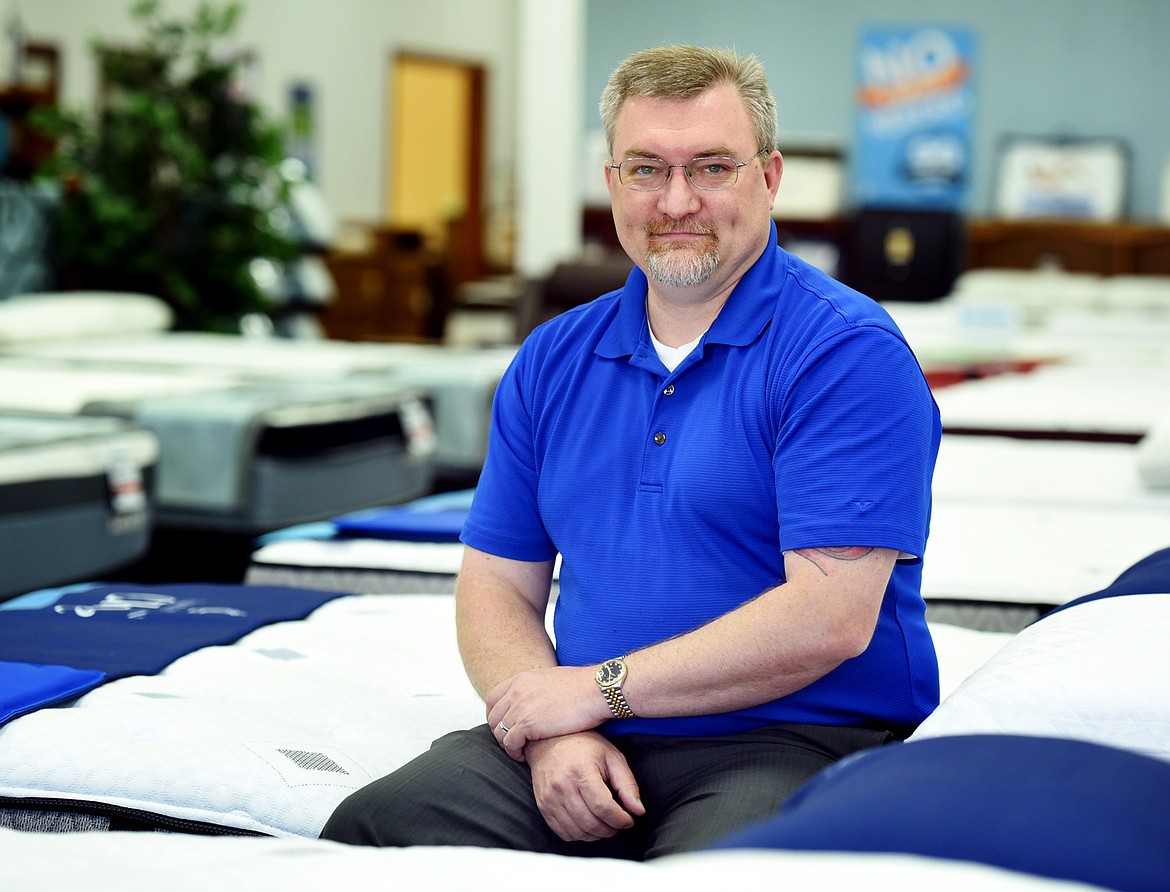 Shane Walker at EZ Rest Mattress Outlett in Evergreen, winner of the Best Mattress Store category of the 2017 Best of the Flathead Poll.&#160;(Brenda Ahearn/Daily Inter Lake)