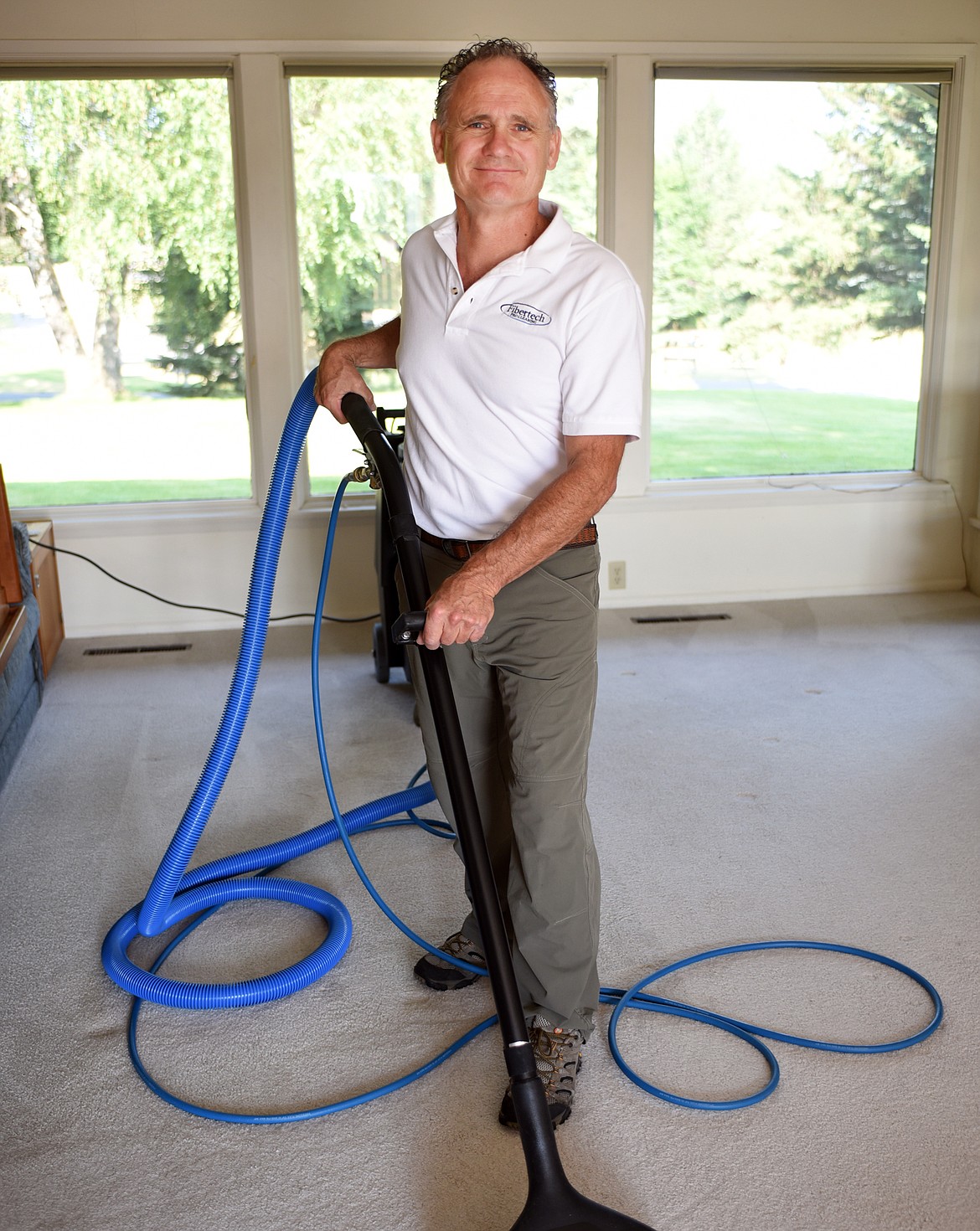 Dick Tyree of Fibertect, winner of the Best Carpet Cleaner category of the 2017 Best of the Flathead Poll.&#160;(Brenda Ahearn/Daily Inter Lake)