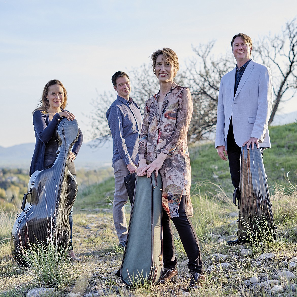 Fry Street Quartet. (Photo by Andrew McAllister/Courtesy of Glacier Symphony and Chorale)