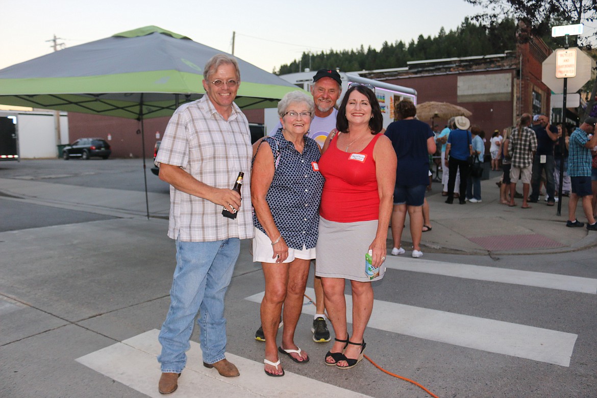 This is what the All Class Reunion is about &#151; finding old friends and enjoying good times and memories in downtown Bonners Ferry.

Photo by Mandi Bateman