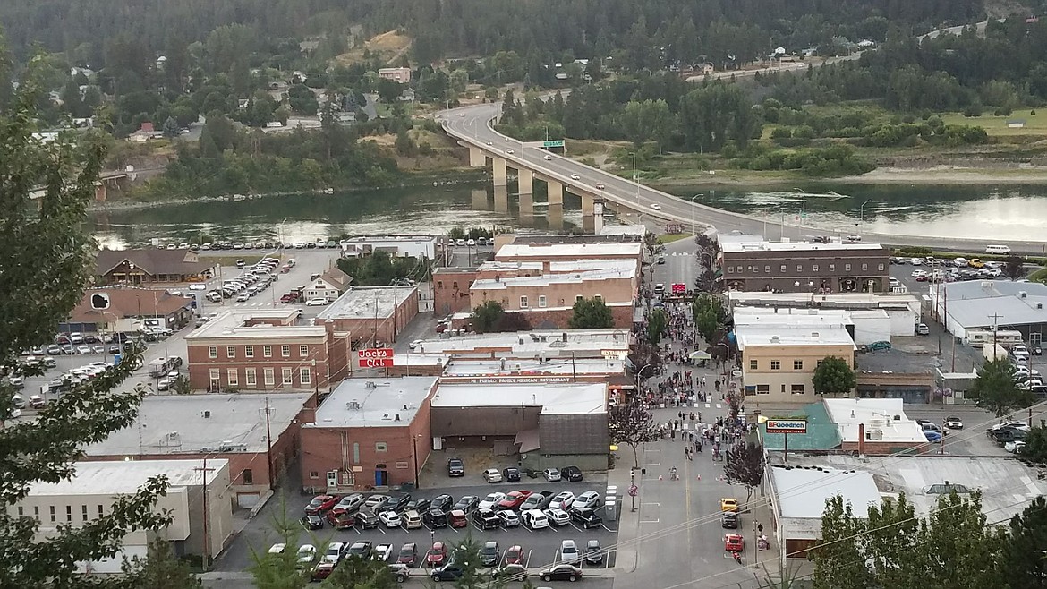 Courtesy photo
Early in the day, the street begins to fill at the 2017 All Class Reunion.