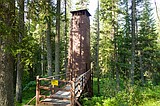 Glacier's historic fire hose tower still in use