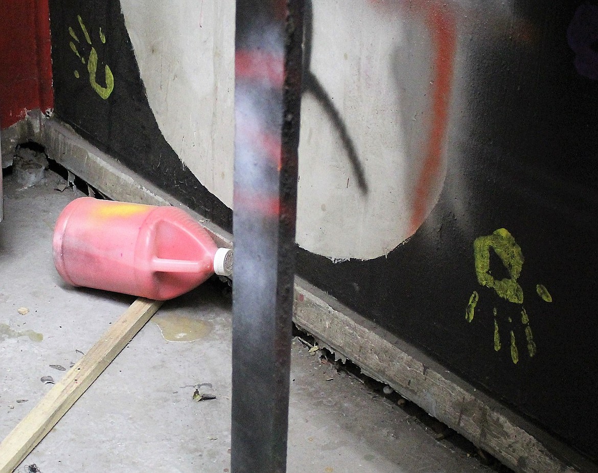 The floor in the junior high school is sinking and there is currently a gap between the wall and the floor. The Superior School is asking for a nearly $3.3 million bond levy in September for a new addition to the high school. (Kathleen Woodford/Mineral Independent)