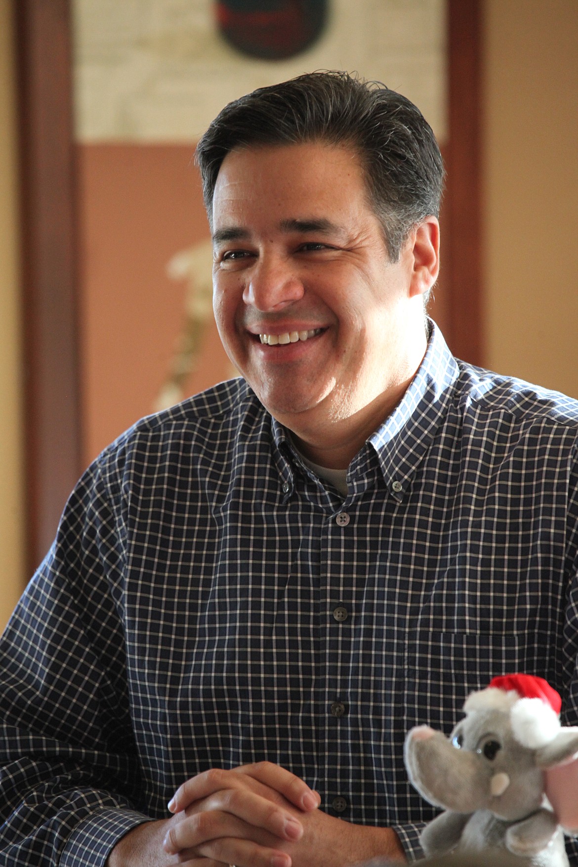 Photo by DUANE RASMUSSEN
Congressman Raul Labrador, an Idaho gubernatorial candidate, speaks to the North Idaho Pachyderm Club on Friday in Coeur d&#146;Alene.