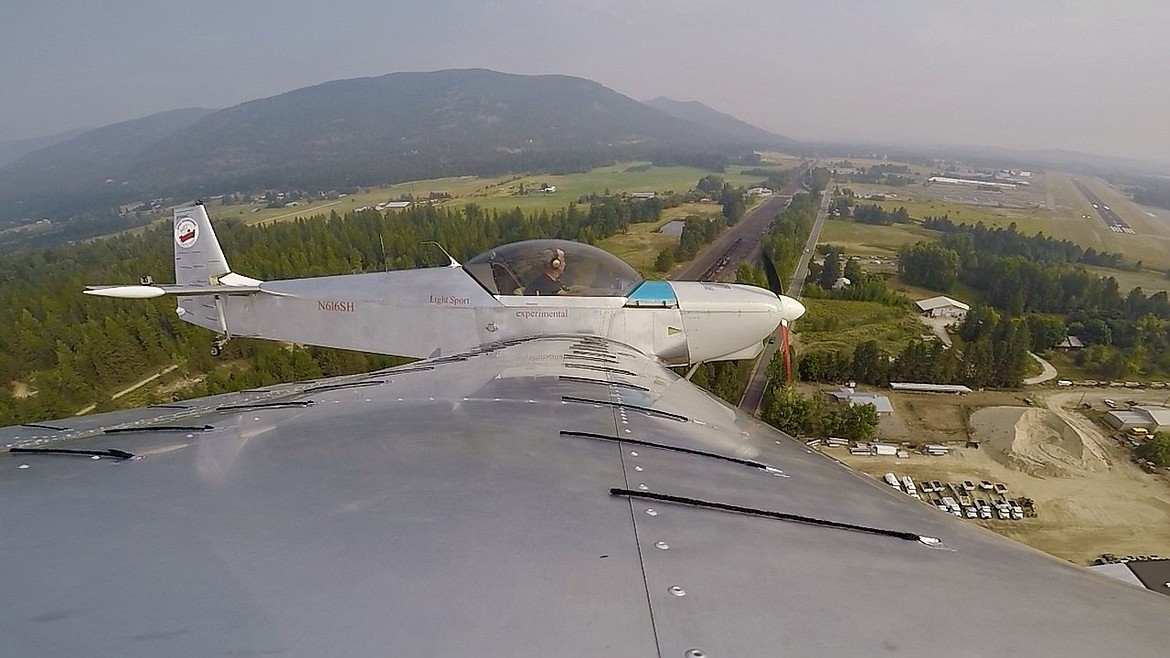 (Courtesy photo)
A Zenith Zodiac CH610XL built by local students in the North Idaho High School Aerospace Program, took its first flight last week, piloted by Ken Larson, the program's pilot training and academic instructor.