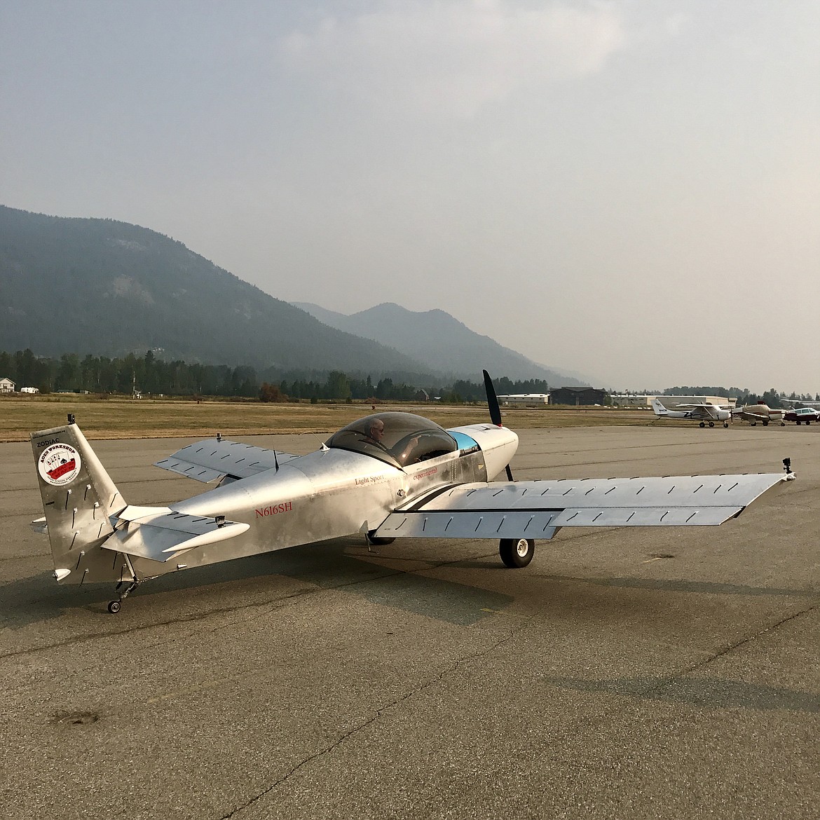 (Courtesy photo)
The Zenith Zodiac CH610XL, built by local students in the North Idaho High School Aerospace Program, took its first flight last week, piloted by Ken Larson, the program's pilot training and academic instructor.