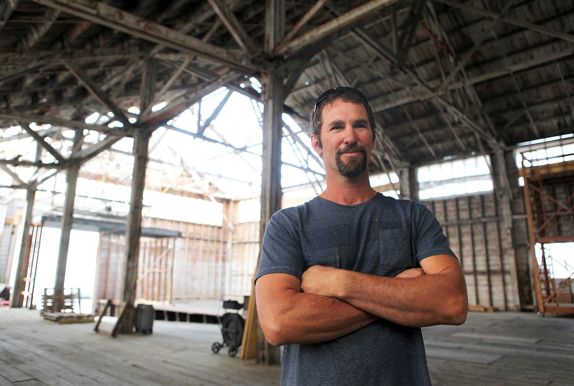 Heritage Timber owner Gary Delp inside the Wright&#146;s Kalispell Lumber building Thursday morning. (Mackenzie Reiss/Daily Inter Lake)