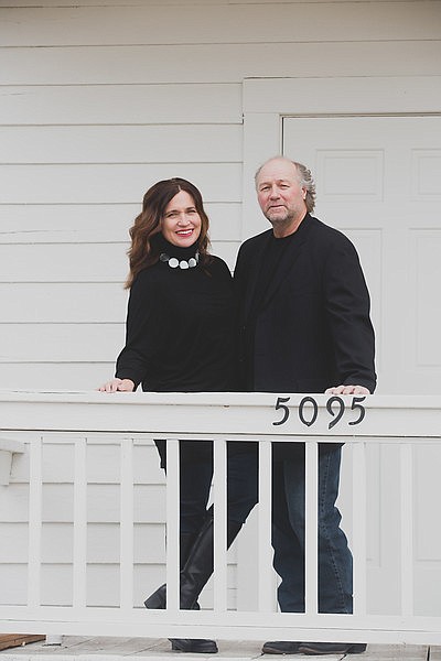 Jack and Catherine Stephens have opened LaSalle Grange Theatre and The Grange Shop in the former LaSalle Grange Hall on U.S. 2 E. near Columbia Falls. (Photo by Jennifer Mooney)