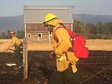 C-Falls firefighters put out another close call grass fire; remind folks no smoking, no campfires
