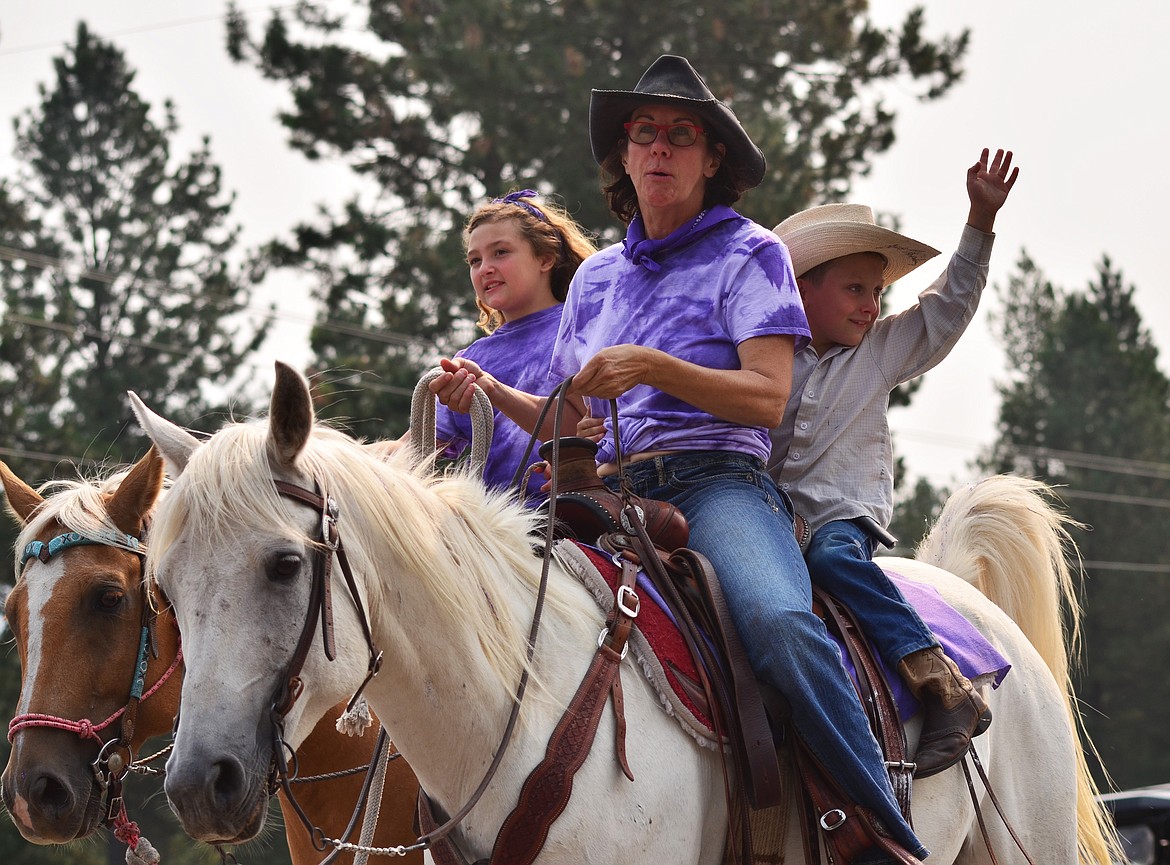 Everyone took part in the theme and dressed to impress as they walked the parade. Photo Credit Erin Jusseaume Clark Fork Valley Press