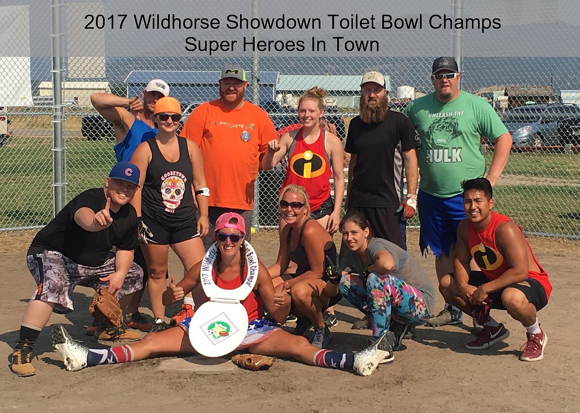 2017 Toilet Bowl Champs of the Wild Horse Tournament Photo Supplied by Kim Bergstrom