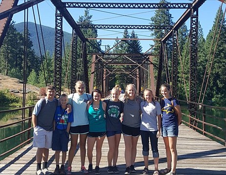 4-H members, left to right, Jace Mayers, Jeremy Bridges, Elida Miller, Maddie Holt, Honest Bridges, Kendall Blake, Emma Mortenson and Chloe French. (Photo courtesy of Juli Thurston)