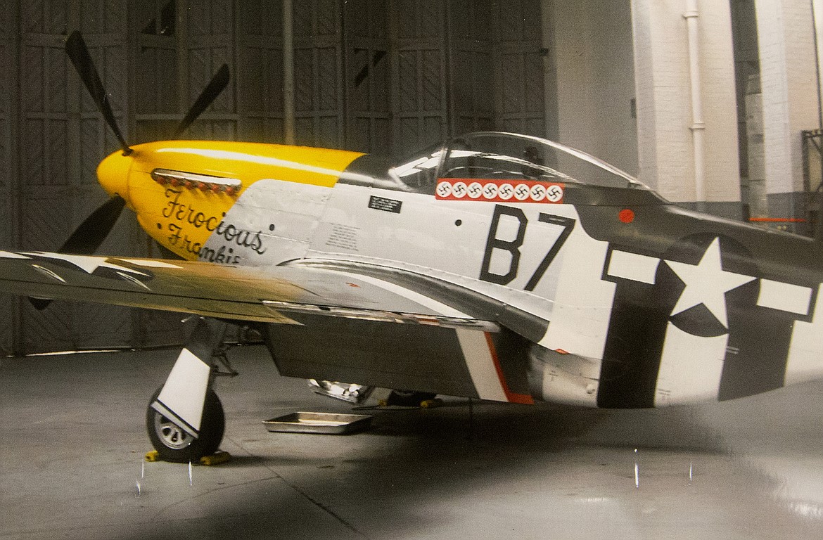 Johnny Bryant Photo
Pictured is the USA&#146;s best fighter plane of World War II, the P-51 Mustang. This plane is named &#147;Ferocious Frankie,&#148; and has 8 victory flags on the canopy.