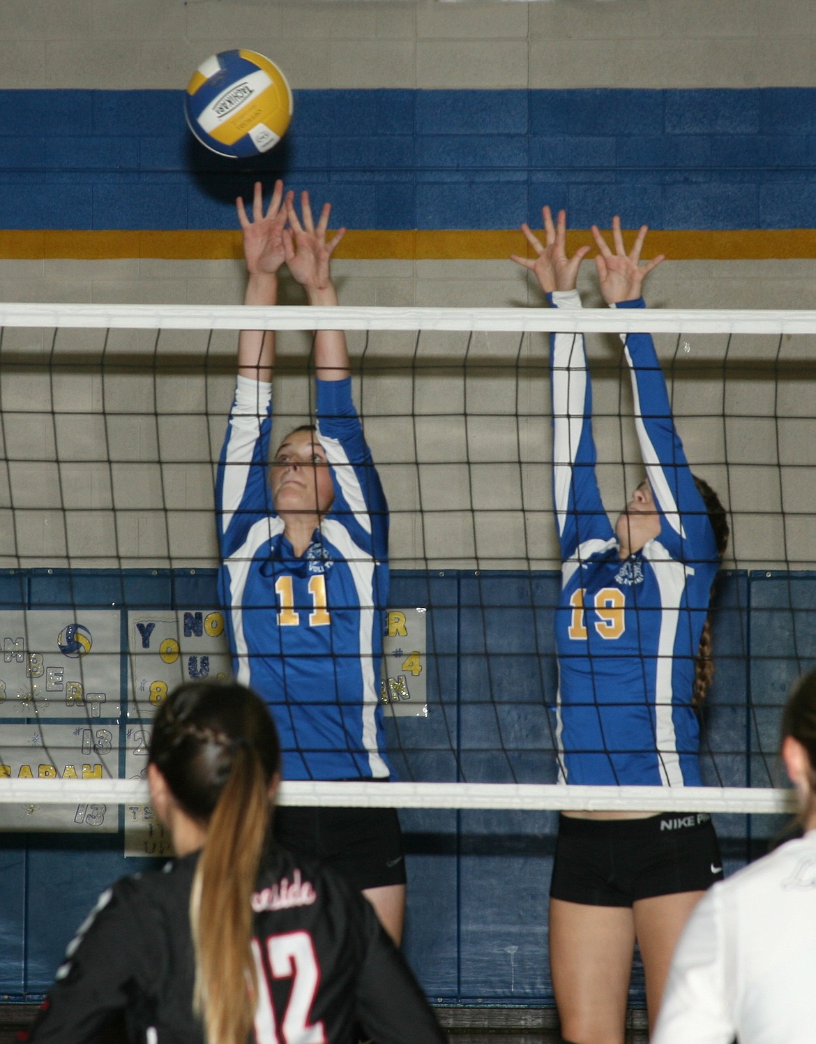 (Photo by ERIC PLUMMER)
Junior Hailey Bristol will be the go-to hitter in the Cats&#146; attack, using great hops and timing to hammer home kills.