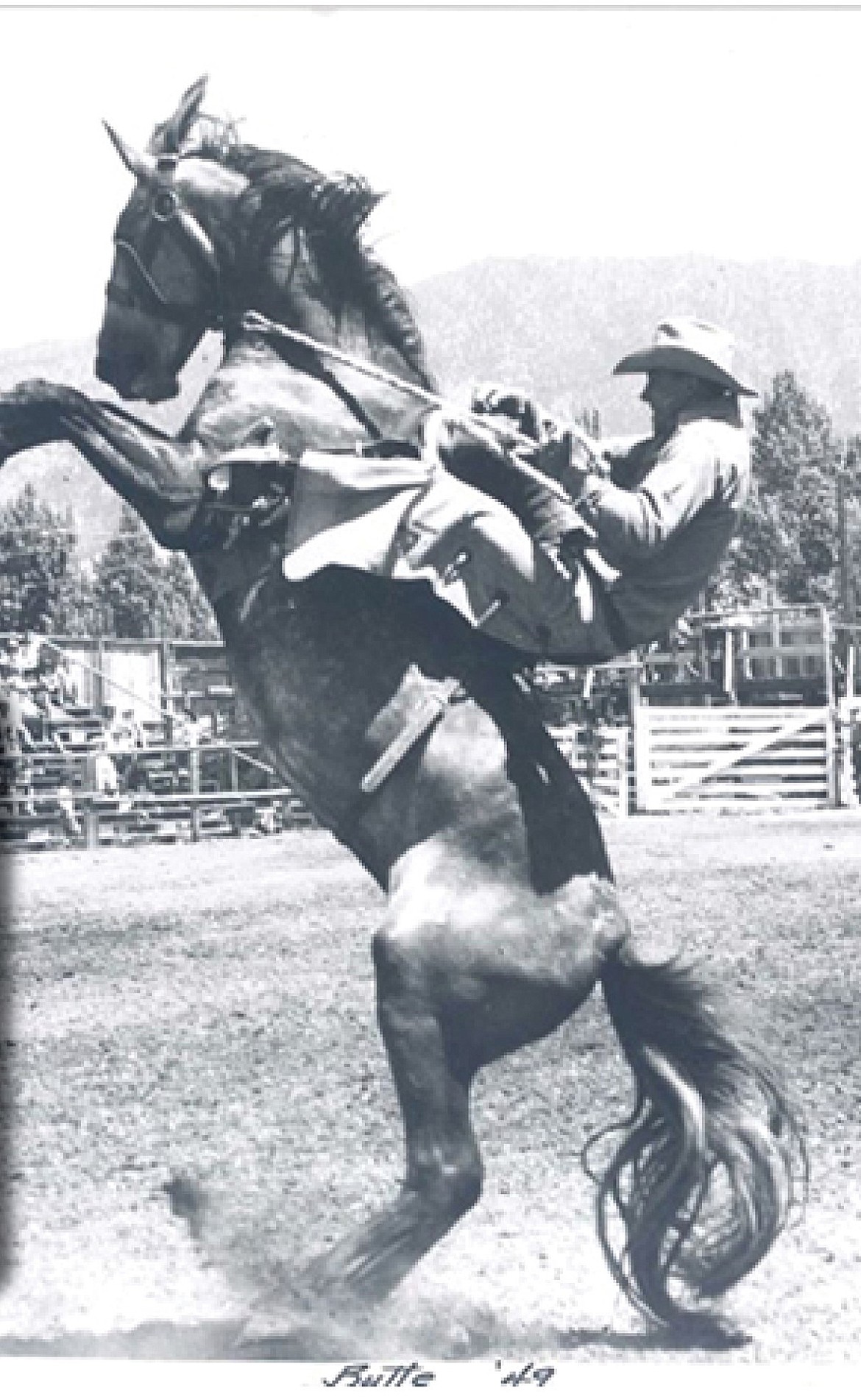 ROY B. KING, an former rodeo star, from Arlee, will be one of the rodeo stars inducted into the Montana Cowboy Hall Of Fame in August of 2017. (photo courtesy of the Montana Cowboy Hall Of Fame)