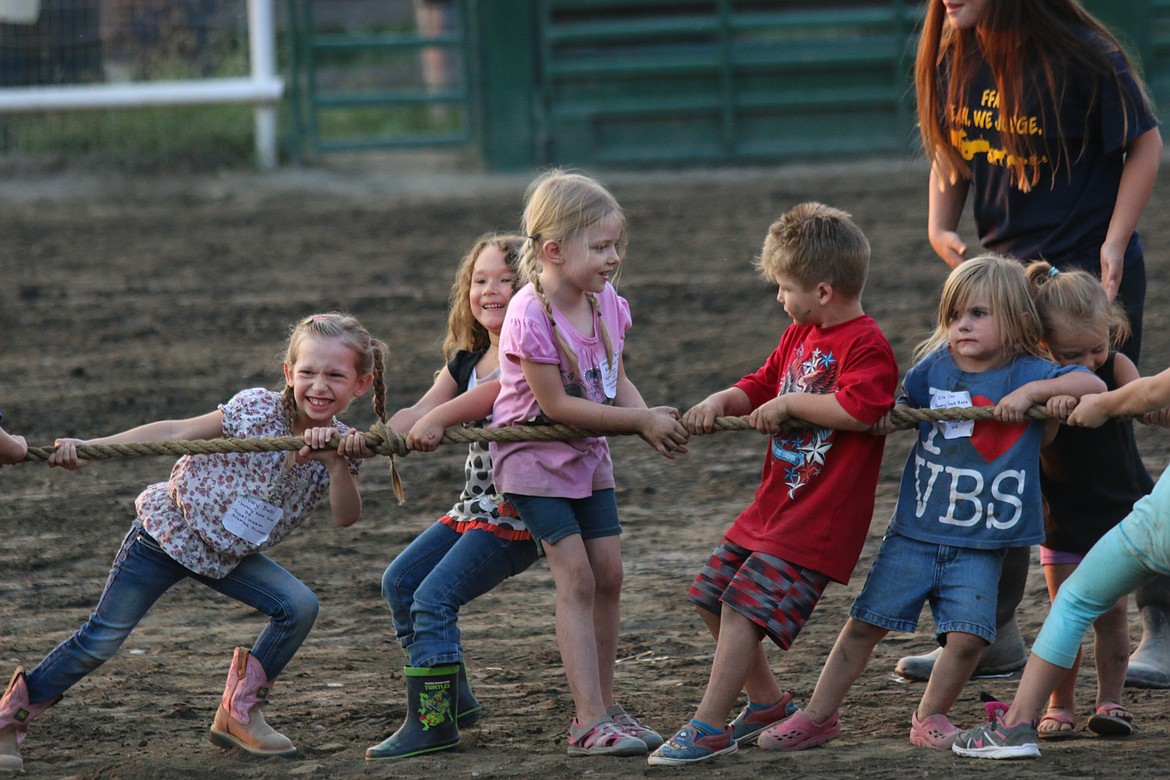 The Tug-of-War brought out determination, and a little confusion as to which direction to pull.