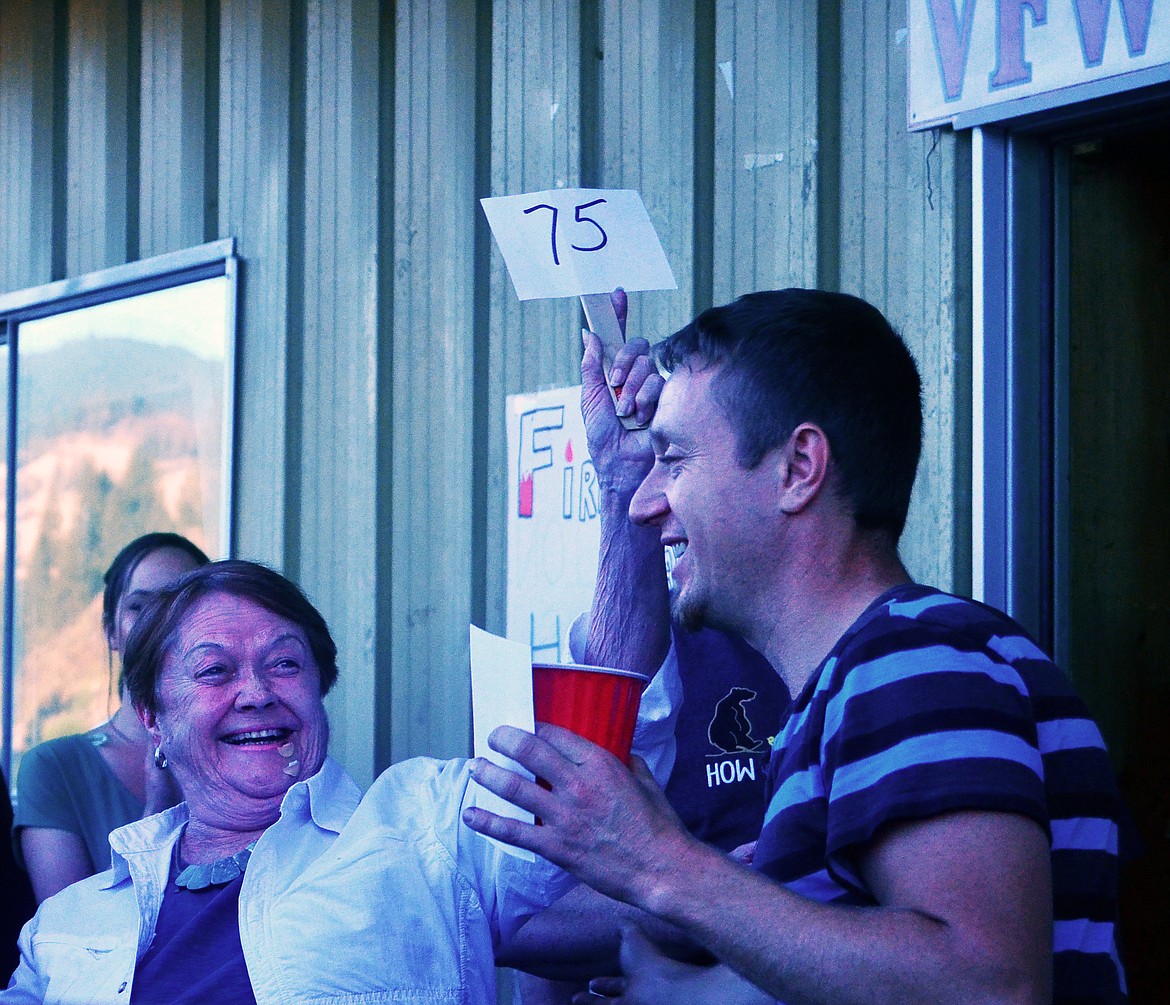 A photo finish for Patsy Wagoner. (Erin Jusseaume/ Clark Fork Valley Press)