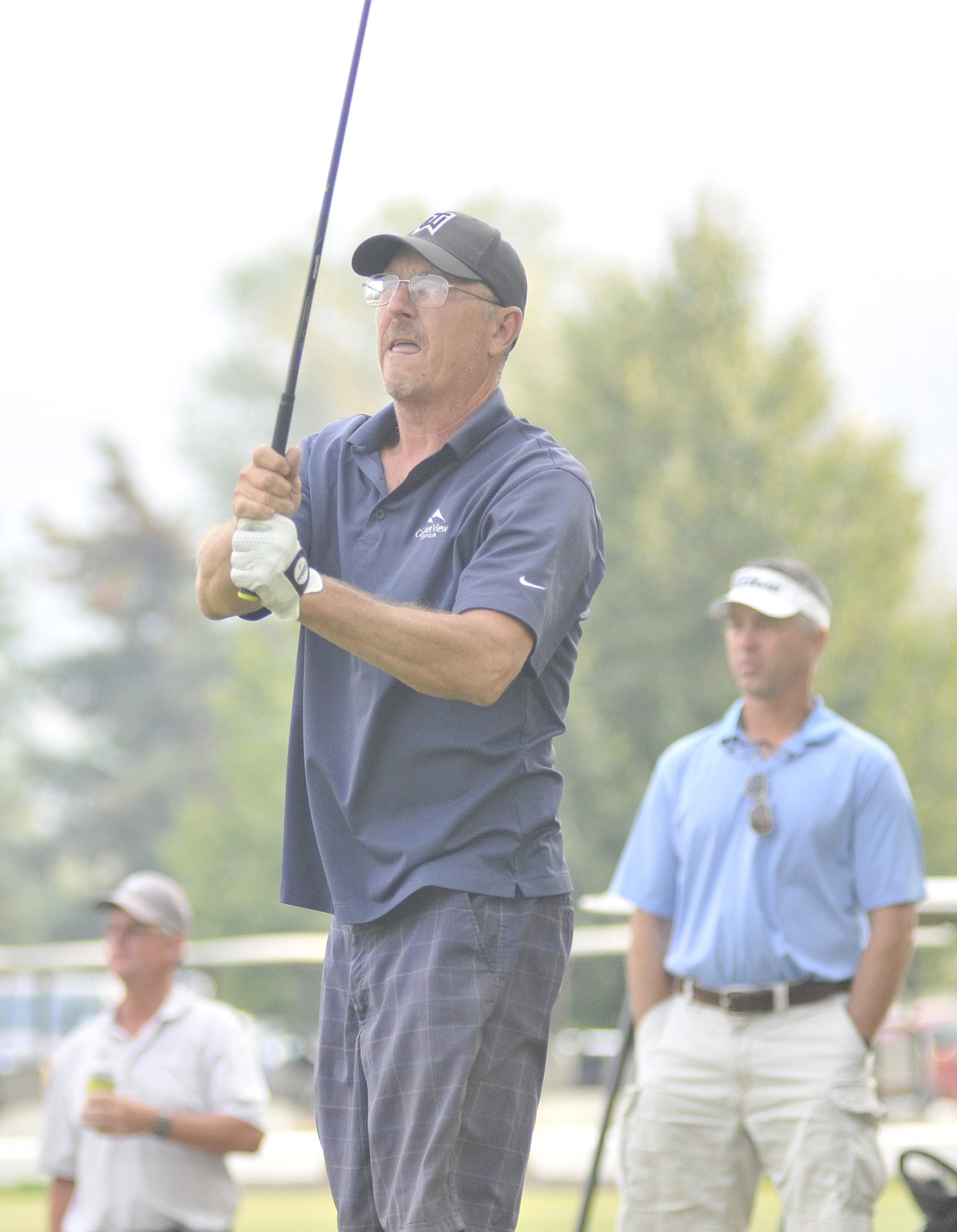 Joe Cielak competes in the Montana State Mid-Amateur golf tournament Saturday at Green Meadow County Club in Helena. (Photo by Jerek Wolcott)