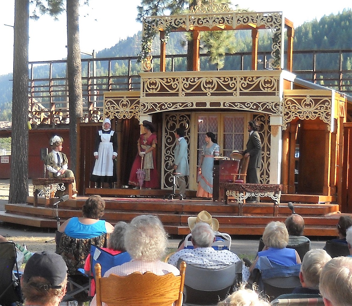 George Bernard Shaw&#146;s Comedy &#147;You Never Can Tell&#148; was performed by Montana Shakespeare in the Parks in Superior on Aug. 16. (Photo by Jim Goss)