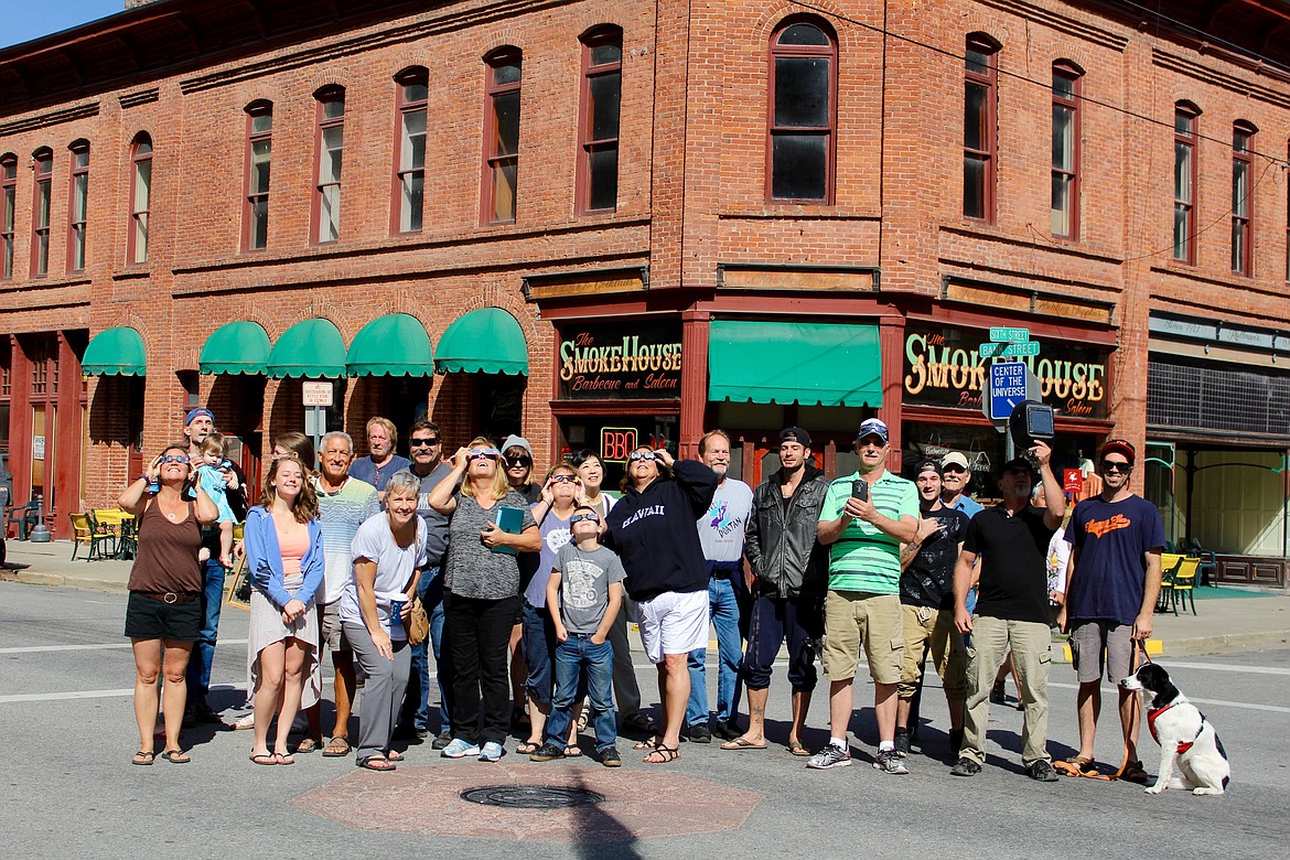 Photo by Chanse Watson/
Looks like you can see the eclipse from Center of the Universe, after all!