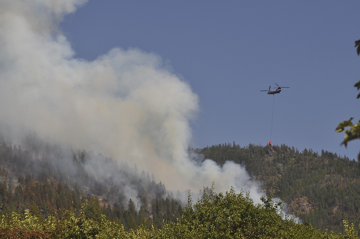 Multiple aircraft assisted in containing the Blue Bay fire last week.