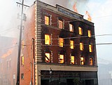 Inferno in uptown Kellogg