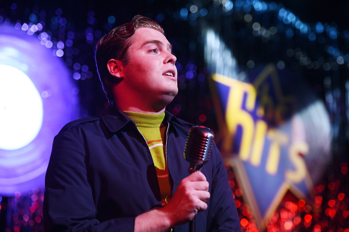 Craig Franke singing &#147;Teenager in Love&#148; in rehearsal for Bigfork Summer Playhouse&#146;s &#147;The Hits&#148; at the Bigfork Center for the Performing Arts.