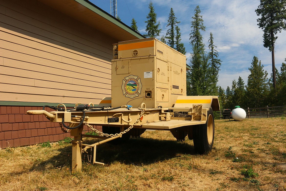 Photo by Mandi Bateman
One of the generators, in like-new condition, that South Boundary Fire has received with grants through the Idaho Department of Lands.