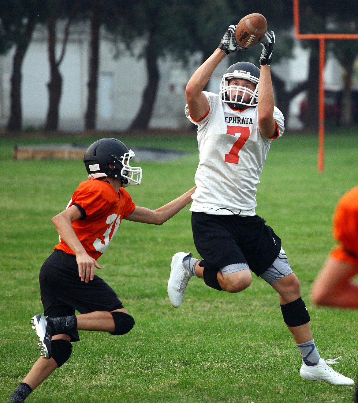 Rodney Harwood/Columbia Basin HeraldAt 6-foot-3, Ephrata wide receiver Chris Walker (7) is expected to create some mismatches against smaller defenders.