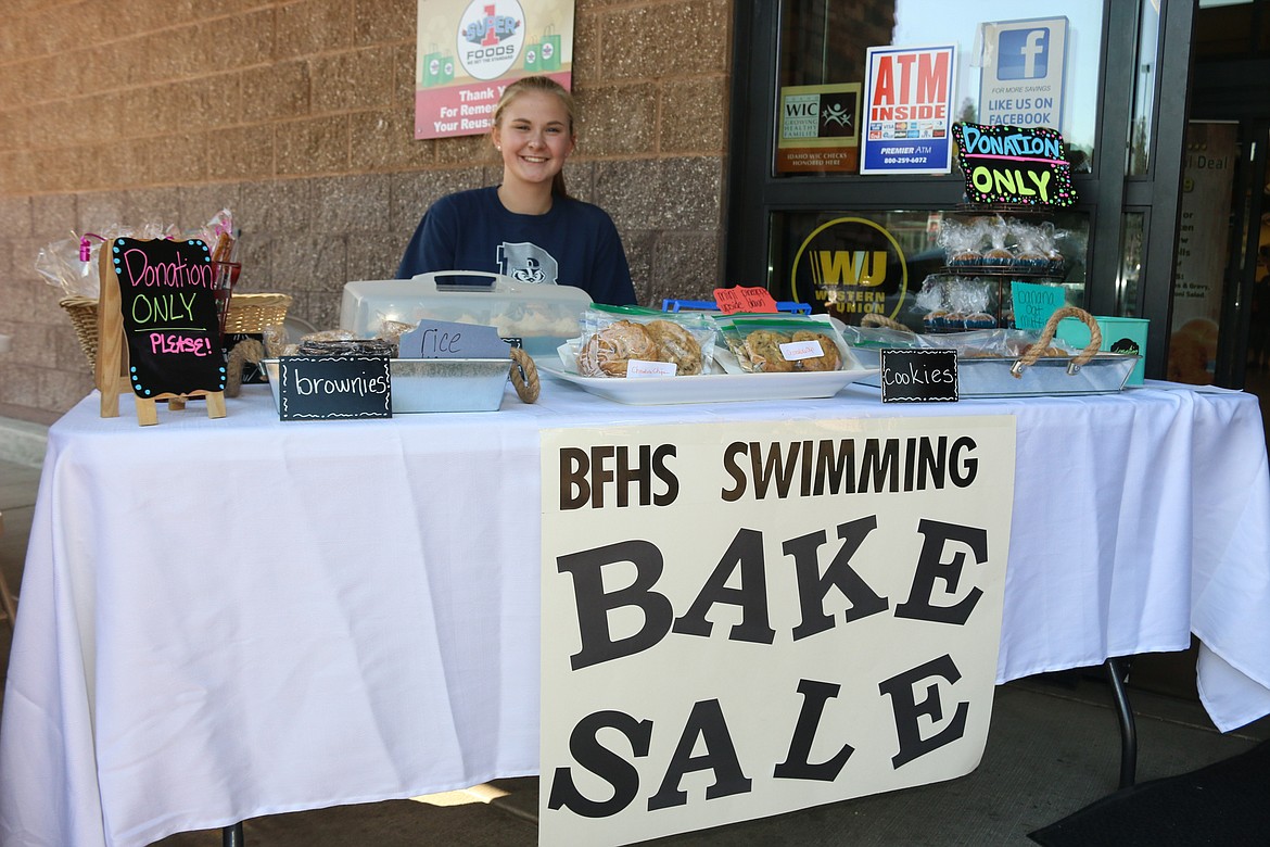 Photo by Mandi Bateman
Julia Cummings bake sale at Super 1 Foods had a beautiful display and homemade items, most made by herself.