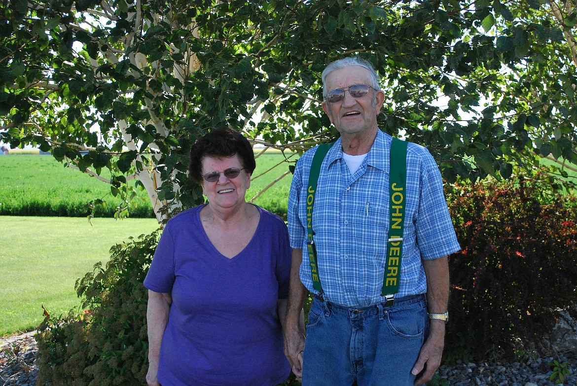 Bob Kirkpatrick/The Sun Tribune - Jim and Minnie Buys have been farming in Quincy for 50 years.