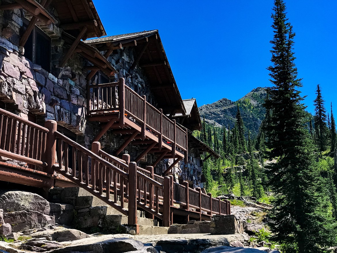 A photo of the Sperry Chalet in Glacier National Park on July 30. This photo was made shortly before the start of the Sprague Fire. (Photo courtesy of Kat Gebauer/Green Kat Photography)