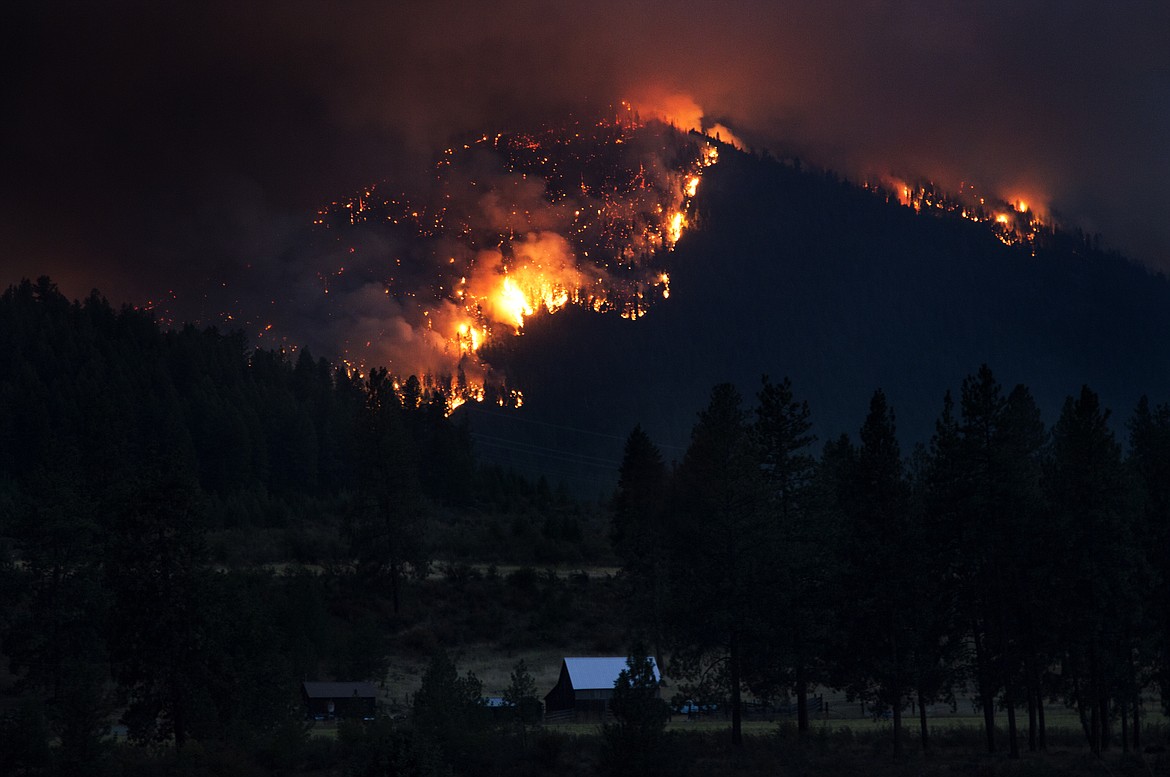Officials say that approximately 70 residents were affected by Saturday&#146;s evacutation order. (Jeremy Weber/Clark Fork Valley Press)