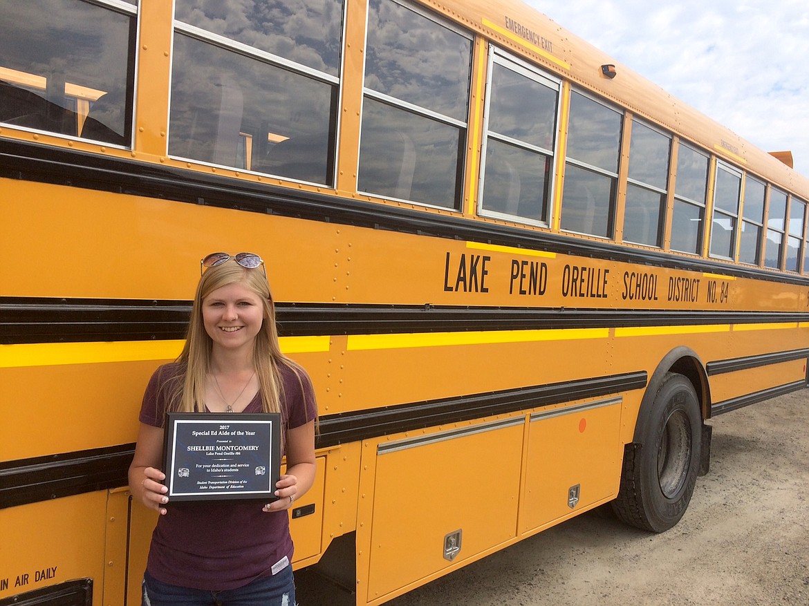 (Courtesy photo)
Shellbie Montgomery was selected as Idaho&#146;s 2017 Special Needs Aide of the Year.