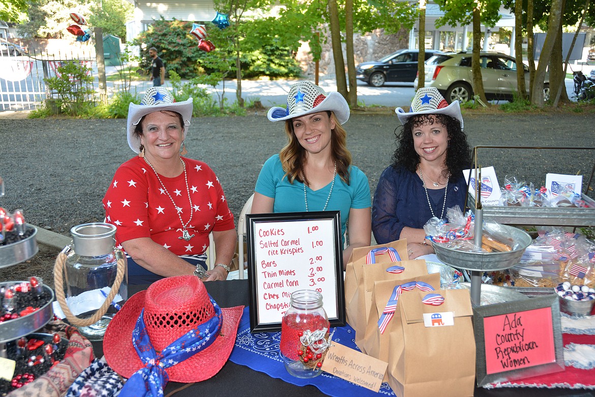 (Courtesy photo)
Members staff a booth at the recent barbecue.