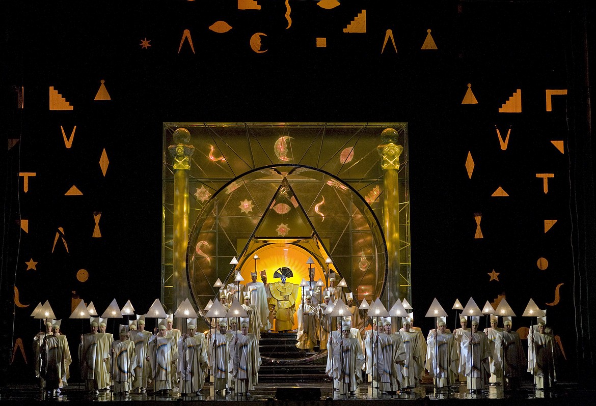 A scene from Mozart&#146;s &#147;Die Zauberfl&ouml;te.&#148; (Cory Weaver/Metropolitan Opera)