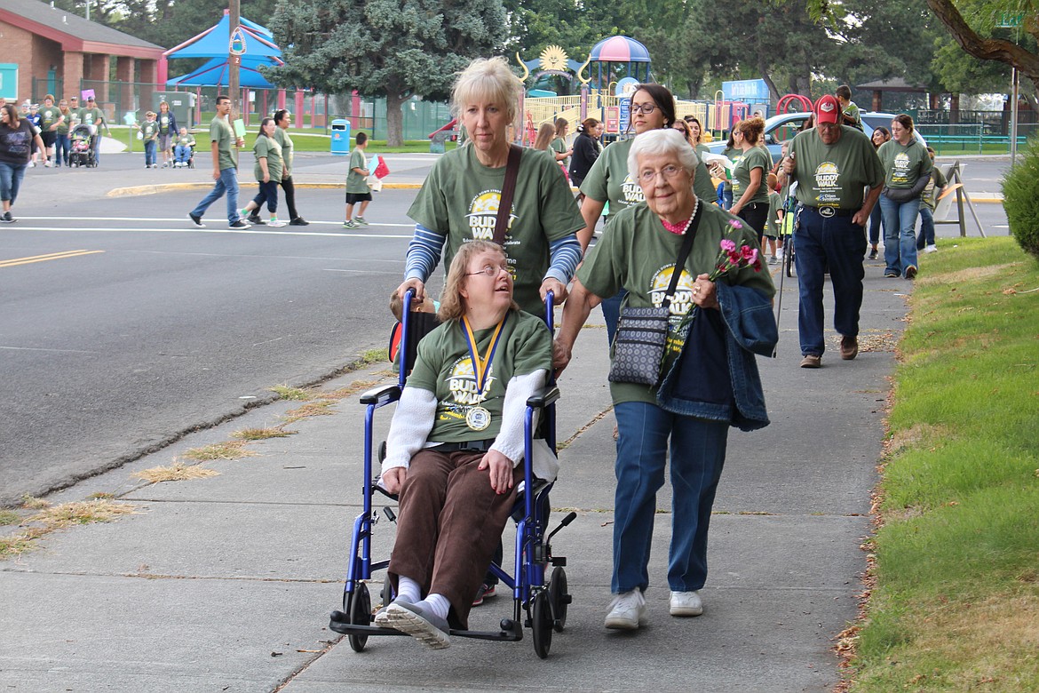 Cheryl Schweizer/Columbia Basin Herald
Buddies of all ages came out for Saturday&#146;s Buddy Walk.