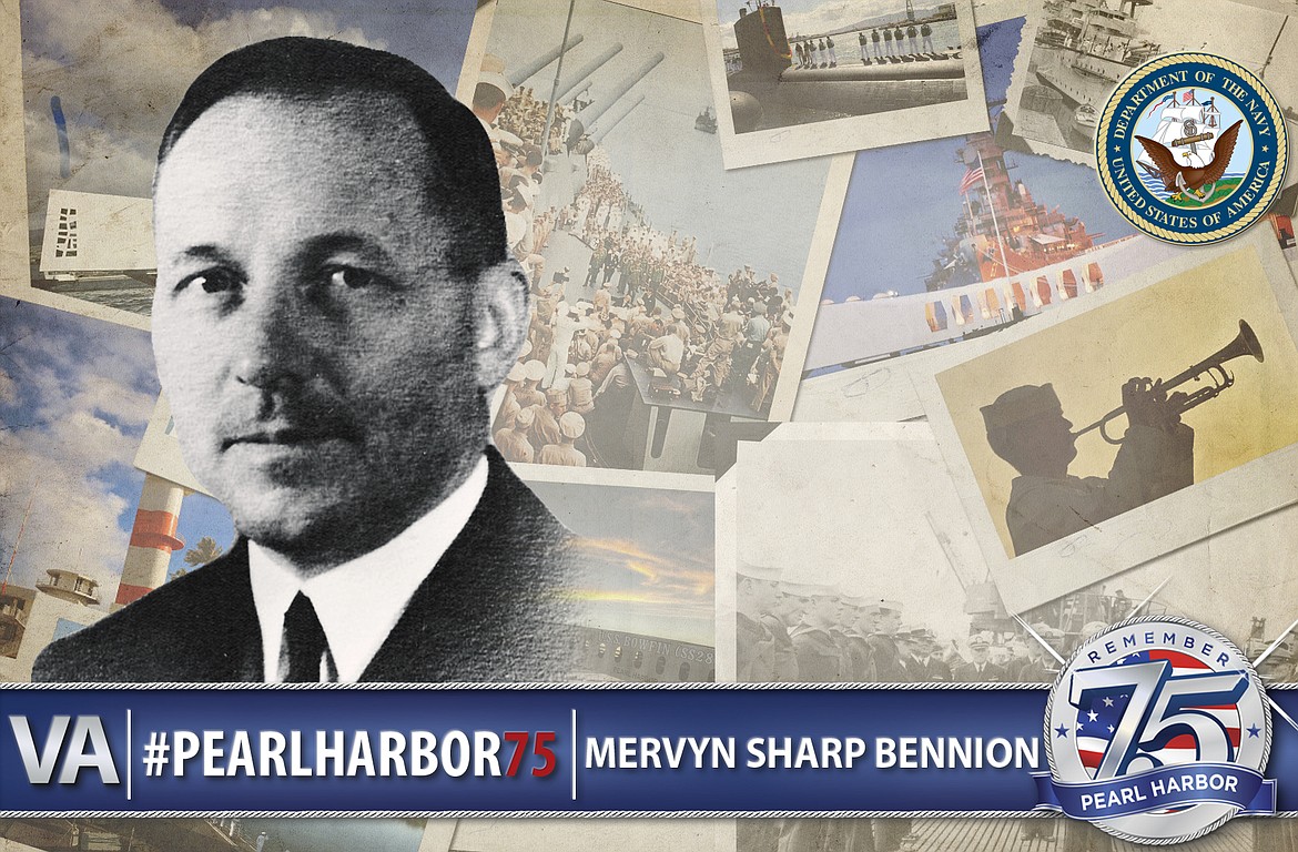 NAVAL HISTORICAL CENTER
U.S. Navy Captain Mervyn S. Bennion (1887-1941) was living near Preston, Idaho, when accepted to the U.S. Naval Academy, later losing his life during the attack on Pearl Harbor and receiving the Medal of Honor posthumously.