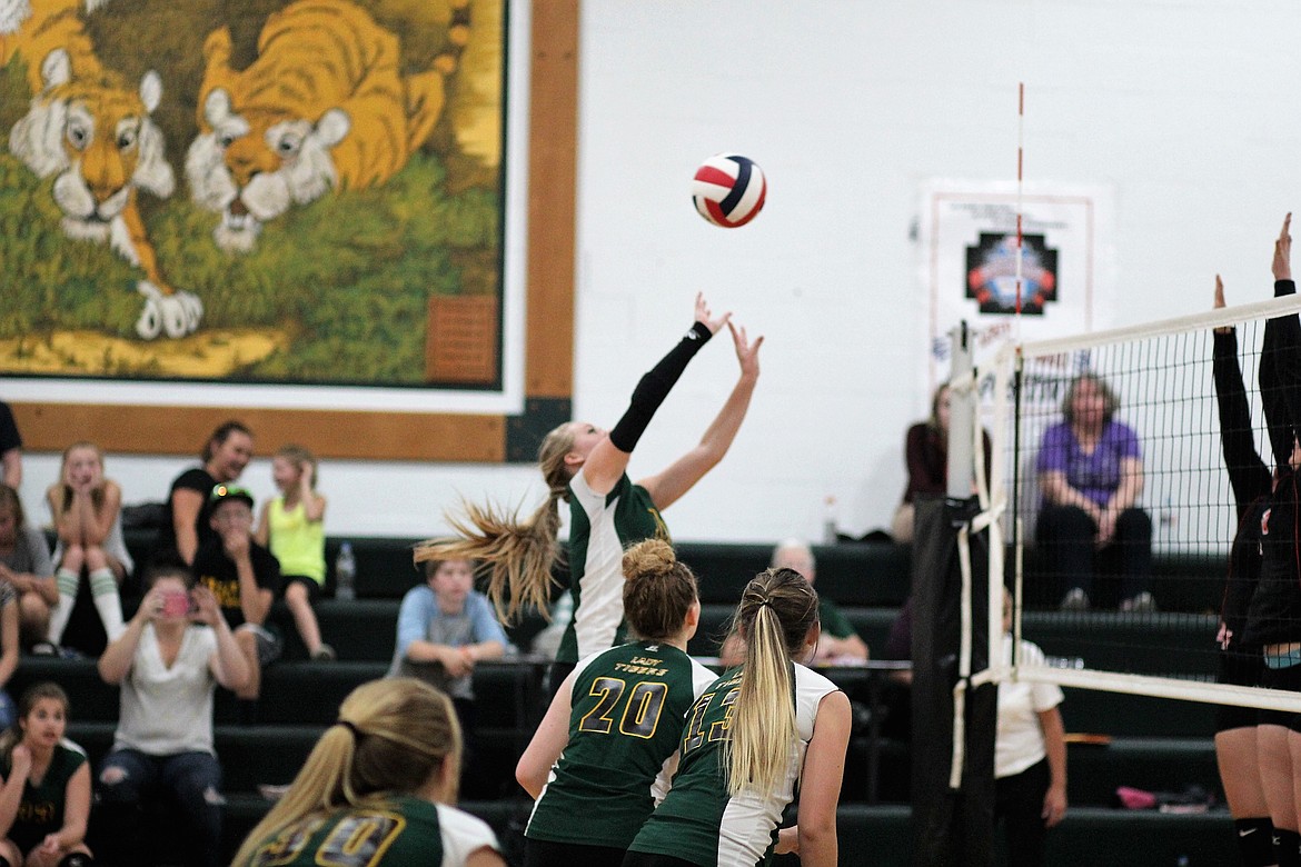 The St. Regis Lady Tigers were defeated in home games against Plains and Arlee last week. (Kathleen Woodford/Mineral Independent)