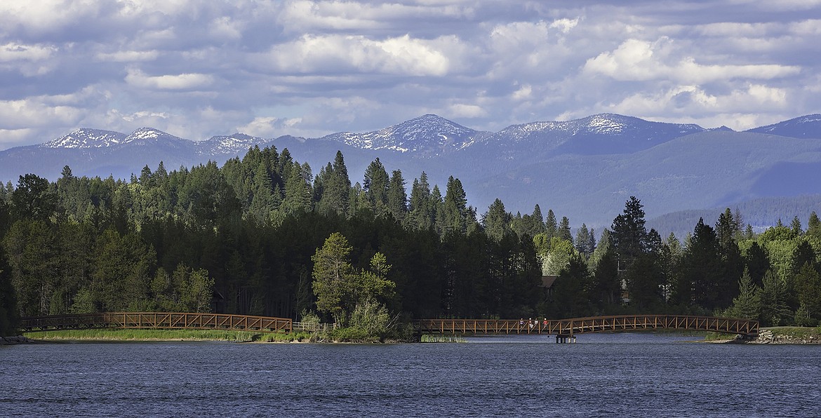 Photo courtesy of DOVER BAY
Trails and beaches along Lake Pend Oreille are prominent in the Dover Bay Waterfront Community.