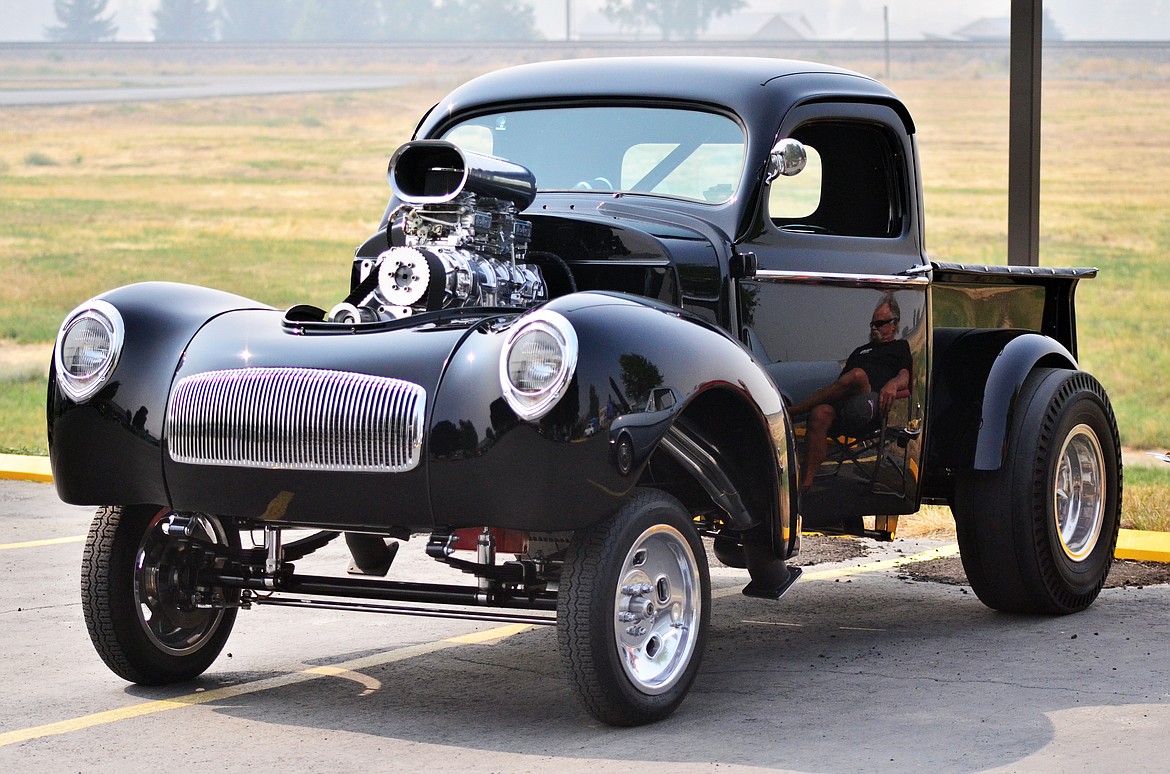 The stunning Ford Willy&#146;s pick up from Whitefish on display. (Erin Jusseaume/ Clark Fork Valley Press)