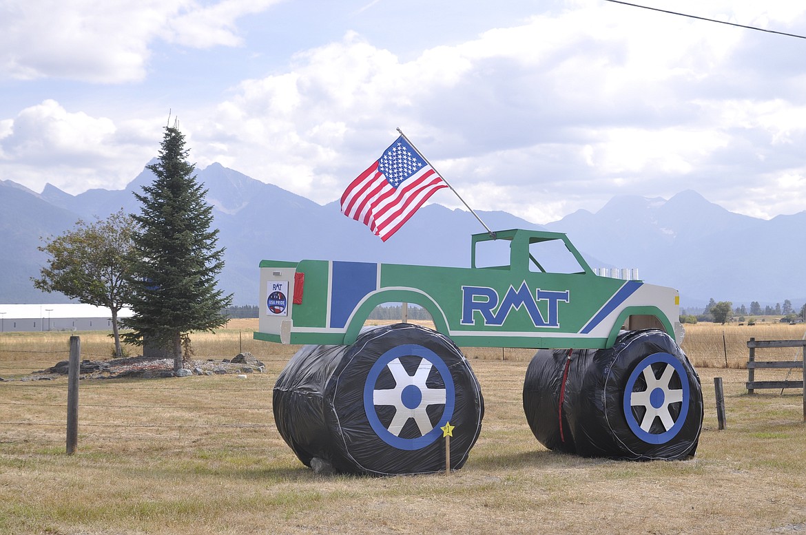 A monster truck sits in front of Rocky Mountain Twist in Ronan. (Ashley Fox/Lake County Leader)