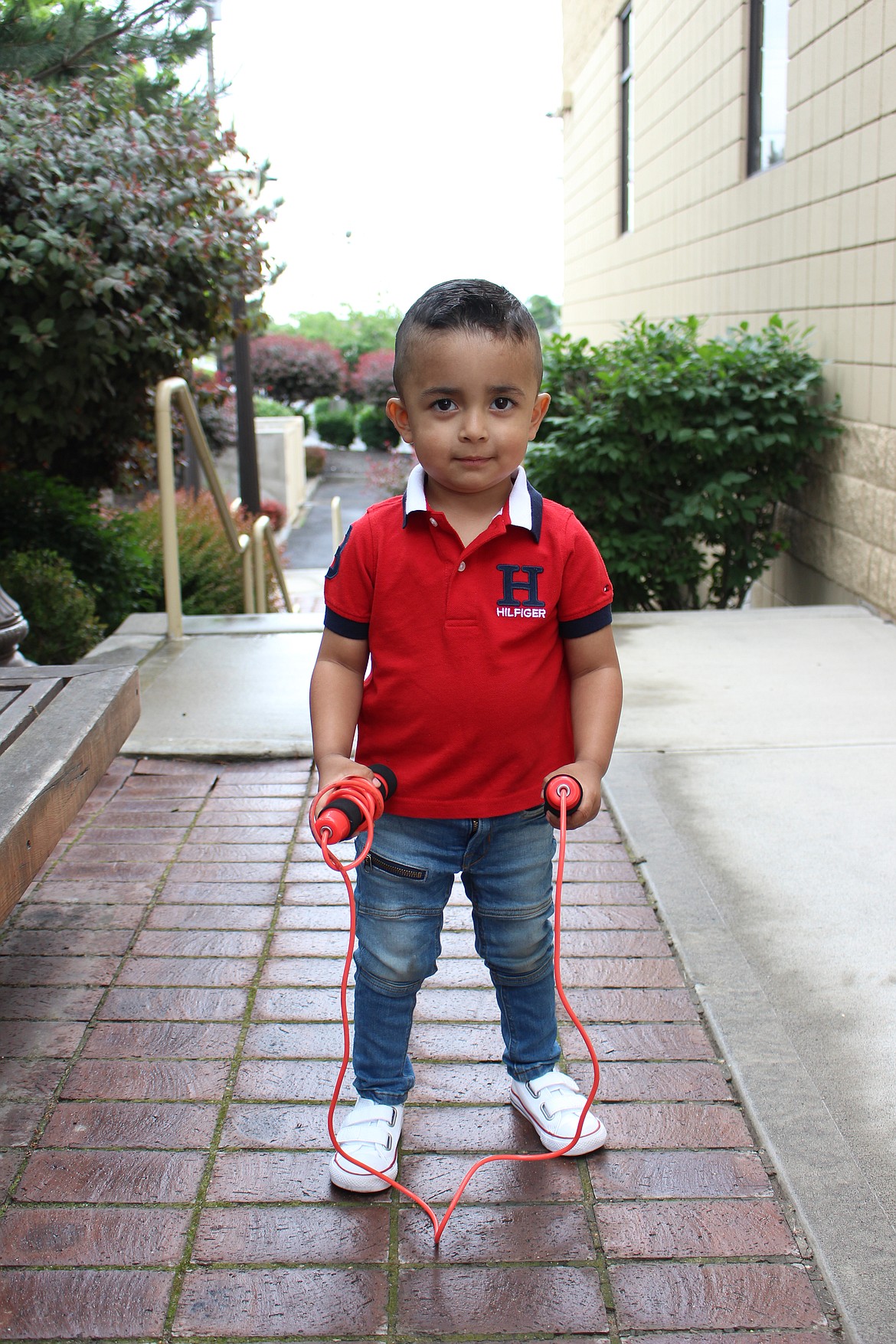 CBHA/Courtesy photo - Vayron, age 3, loves the outdoors; soon he will be jumping like a pro.