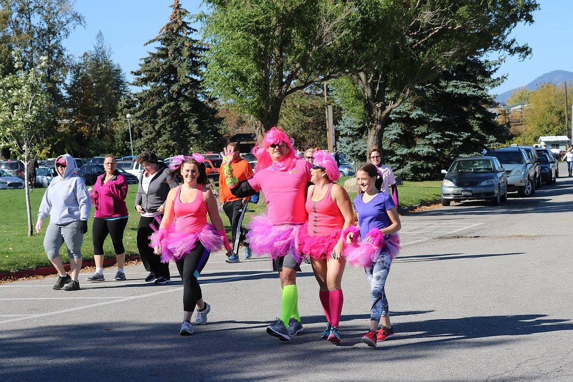 (Courtesy photo)
Participants in the 2016 Boobs &#145;N Beer Fun Run take part in the fundraiser for Community Cancer Services and Celebrate Life.