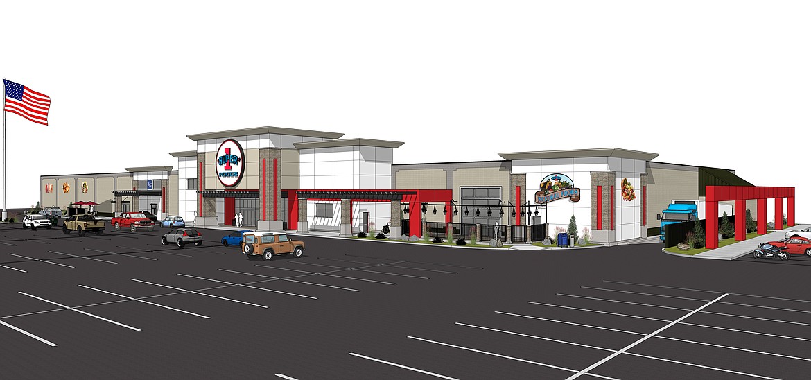 Rendering courtesy of URM, Super 1 Foods
The Coeur d&#146;Alene Super 1 Foods store is undergoing a $2.5 million remodel that will also include an additional $1.5 million in new equipment and interior decor. Several new features are planned inside.