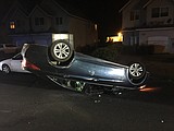 Man facing charges after crashing car