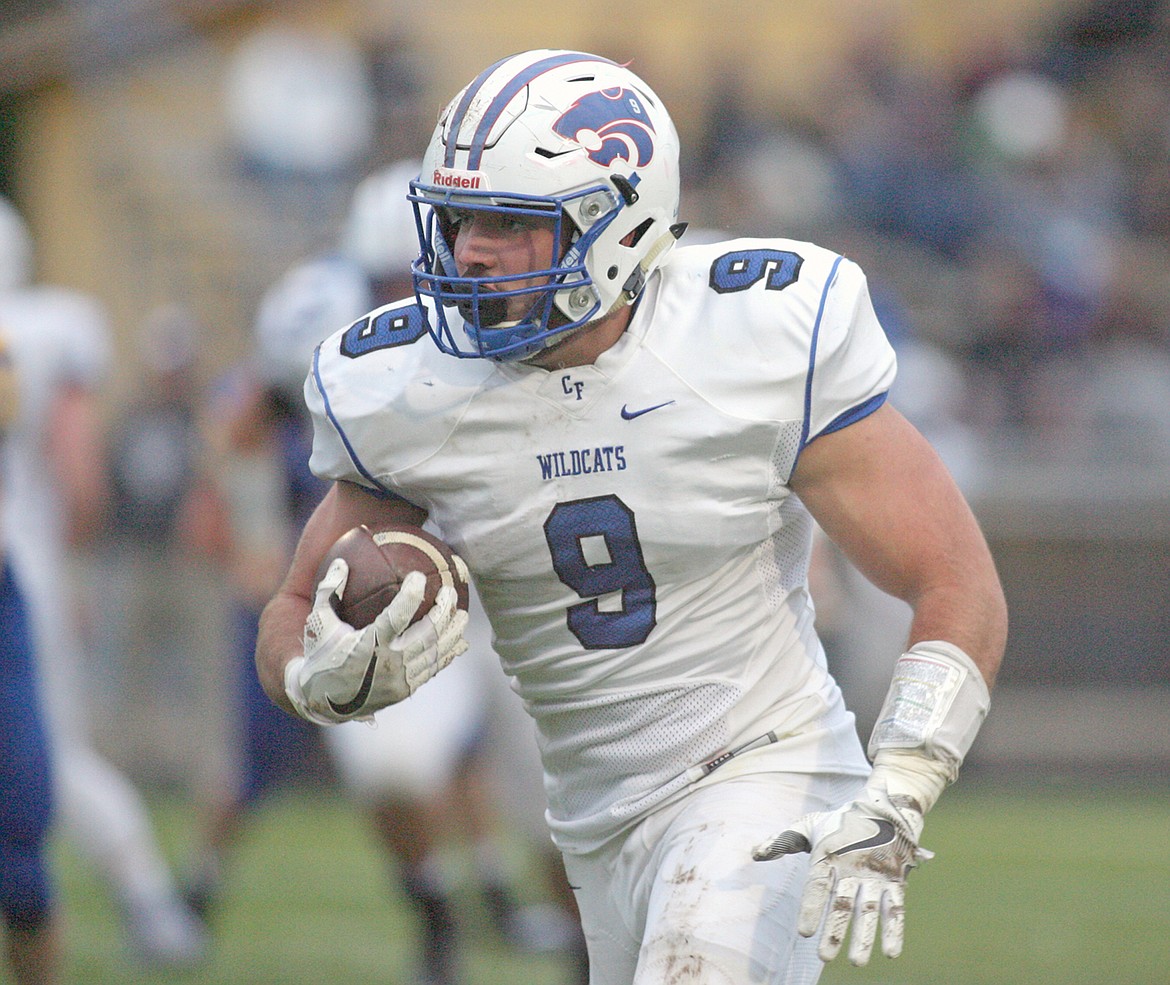 Logan Kolodejchuk touchdown run first quarter vs. Libby .